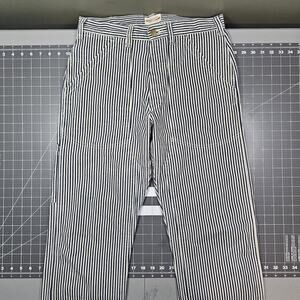 Sugar Cane Hickory Stripe Jeans 31x35 Denim Double Knee Carpenter Japan Heritage